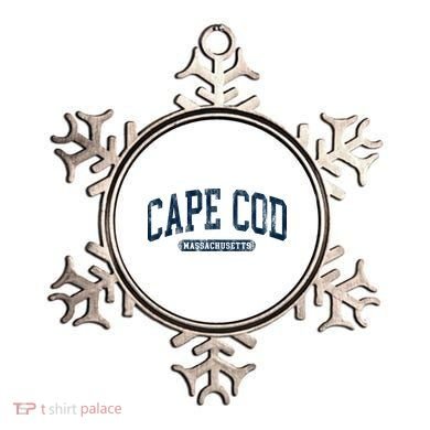 Cape Cod Massachusetts Retro Preppy Ornament