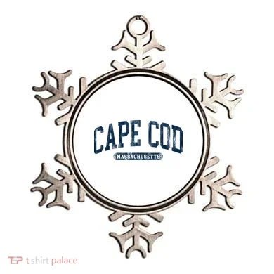Cape Cod Massachusetts Retro Preppy Ornament