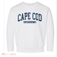 Cape Cod Massachusetts Retro Preppy Toddler Sweatshirt thumb 0