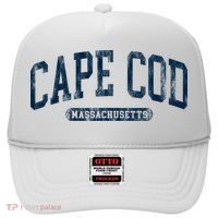 Cape Cod Massachusetts Retro Preppy Hat thumb 0