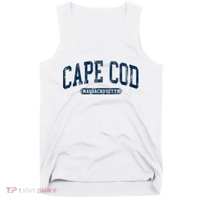 Cape Cod Massachusetts Retro Preppy Tank Top
