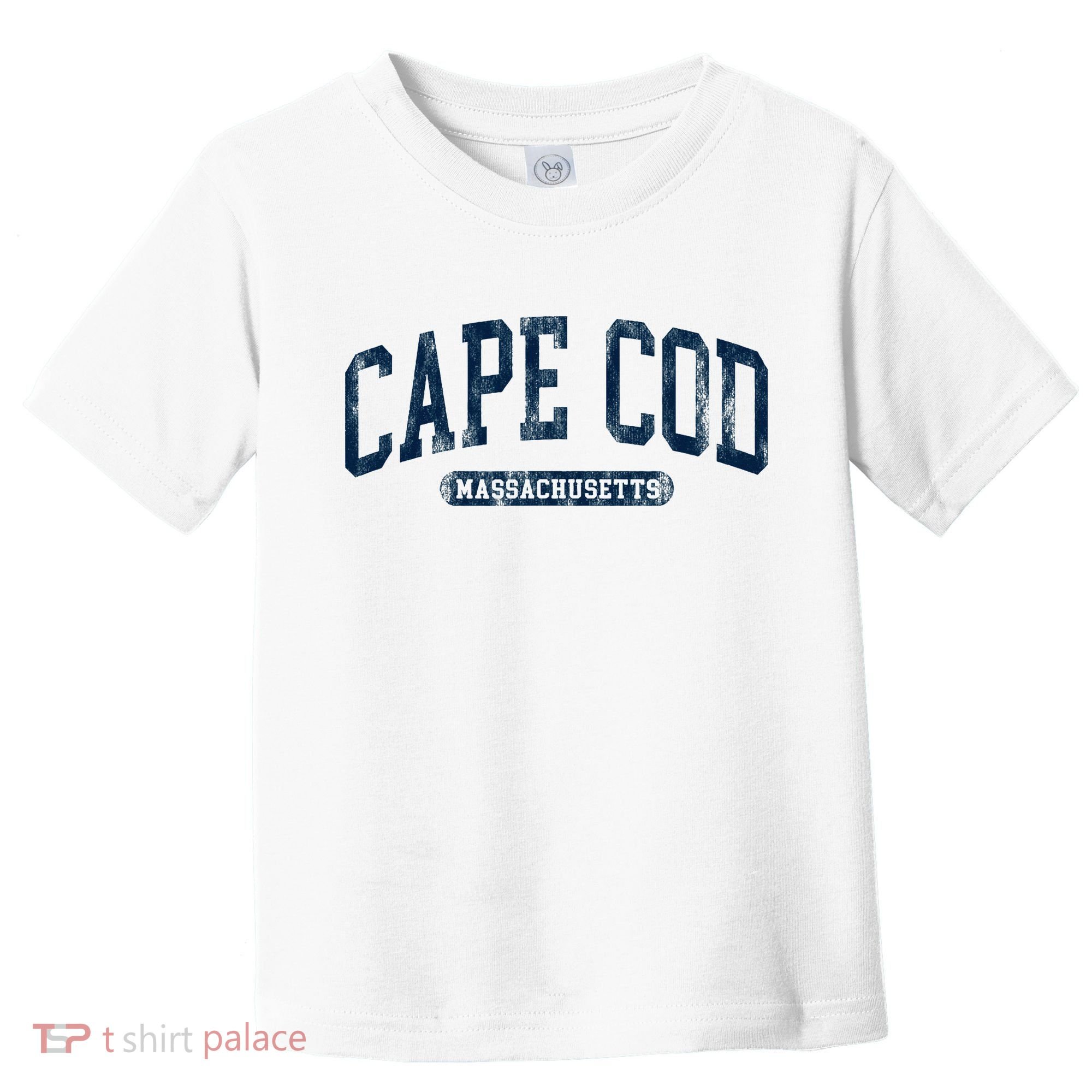 Cape Cod Massachusetts Retro Preppy Toddler T-Shirt