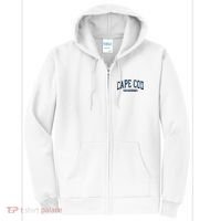 Cape Cod Massachusetts Retro Preppy Full Zip Hoodie thumb 0