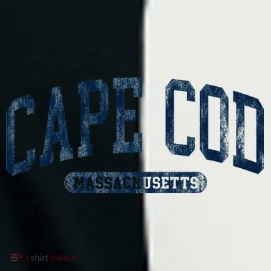 Cape Cod Massachusetts Retro Preppy Women's Tri-Blend 3/4-Sleeve Raglan Shirt
