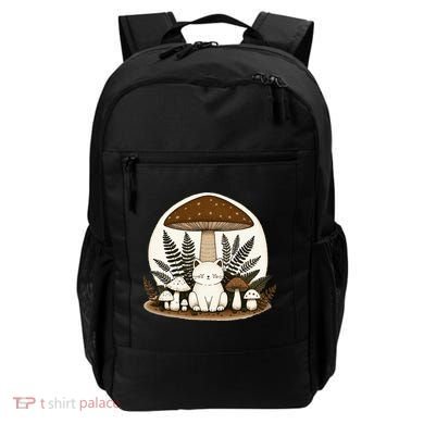 Cottagecore Cat Mushroom Backpack