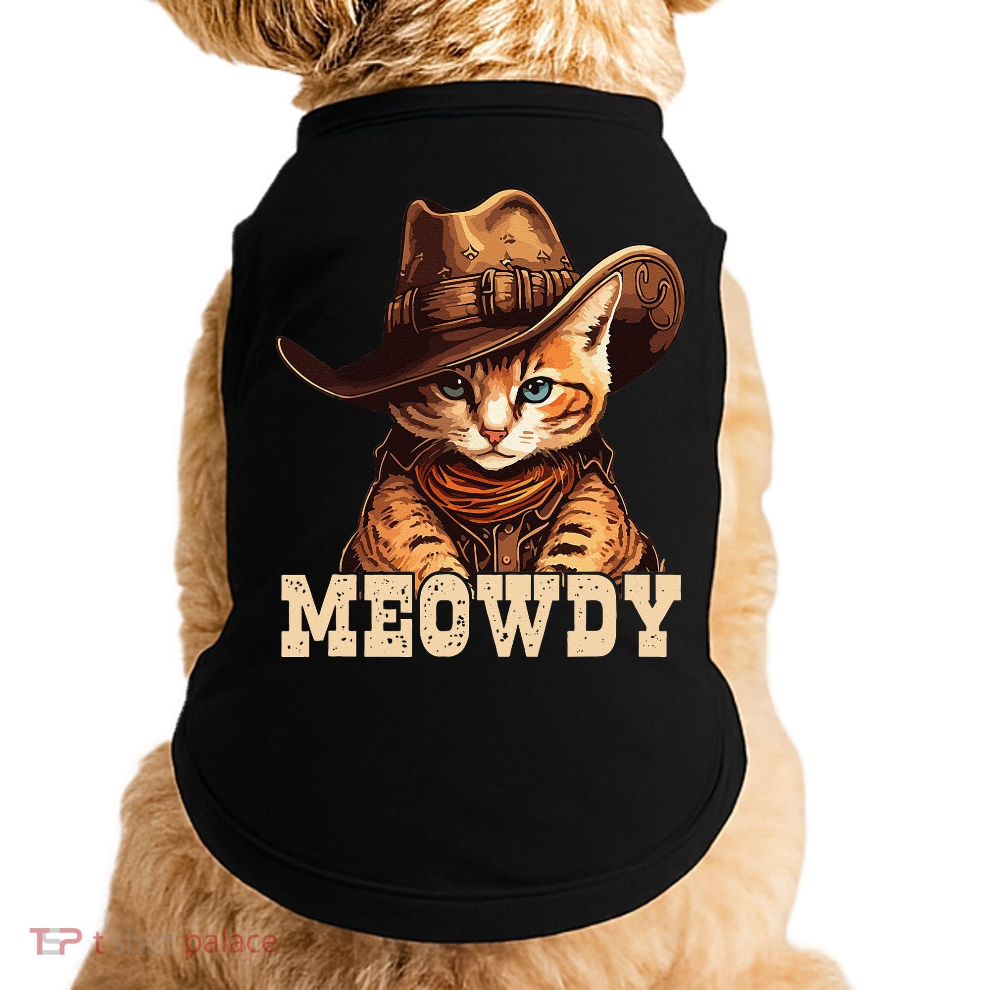 Cowboy Cat Meowdy Doggie Tank