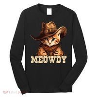 Cowboy Cat Meowdy Long Sleeve Shirt thumb 0