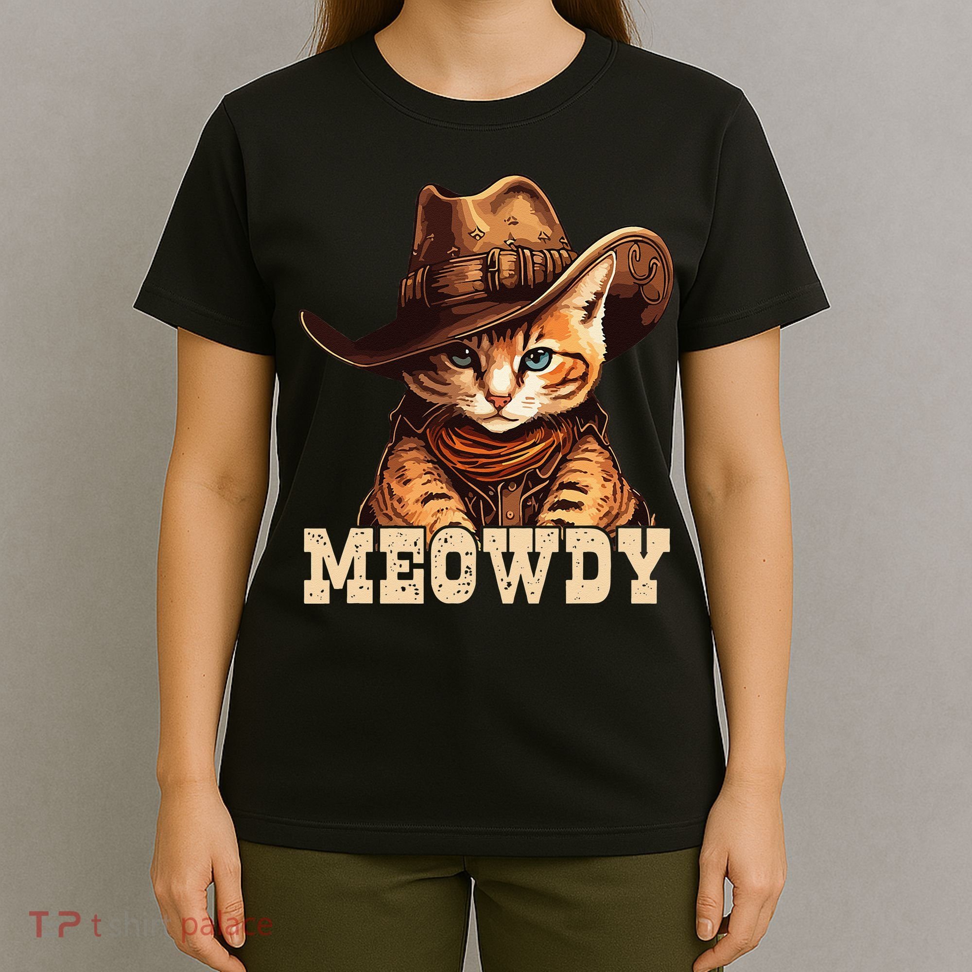 Cowboy Cat Meowdy T-Shirt