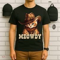 Cowboy Cat Meowdy T-Shirt thumb 6