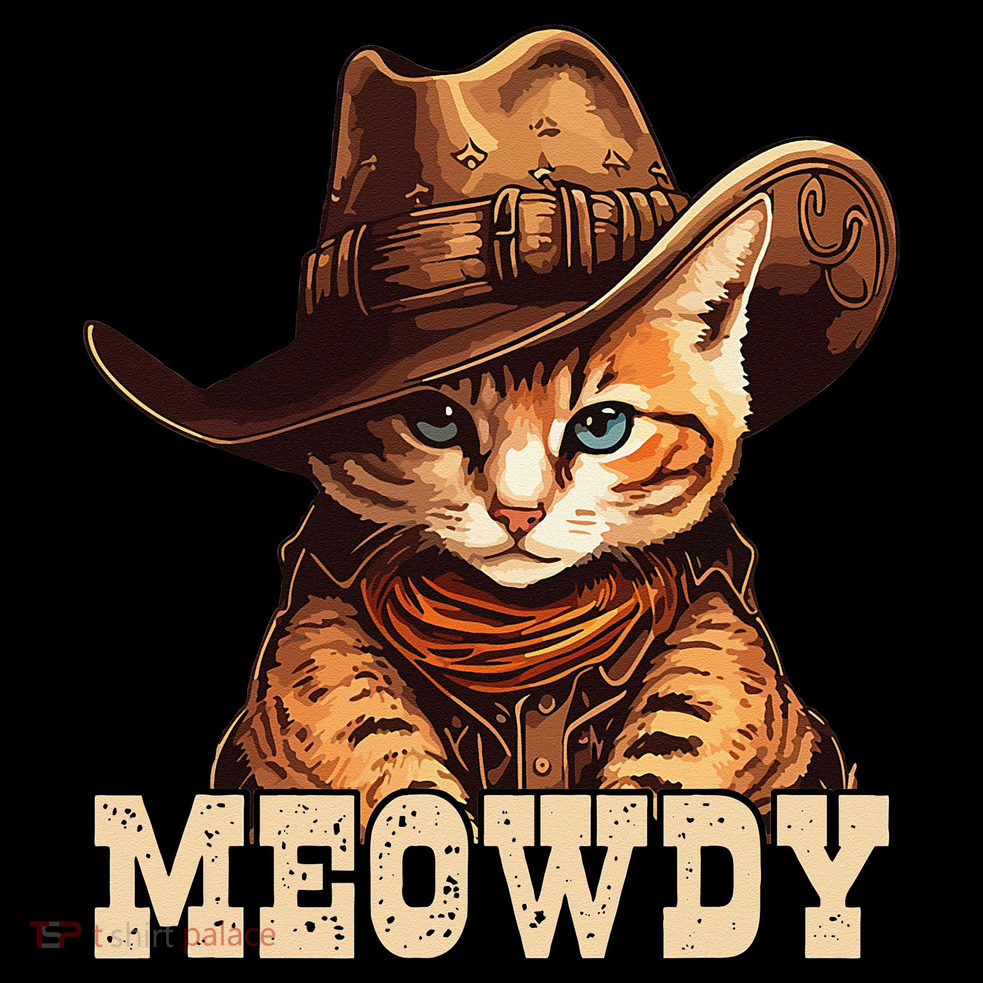 Cowboy Cat Meowdy T-Shirt