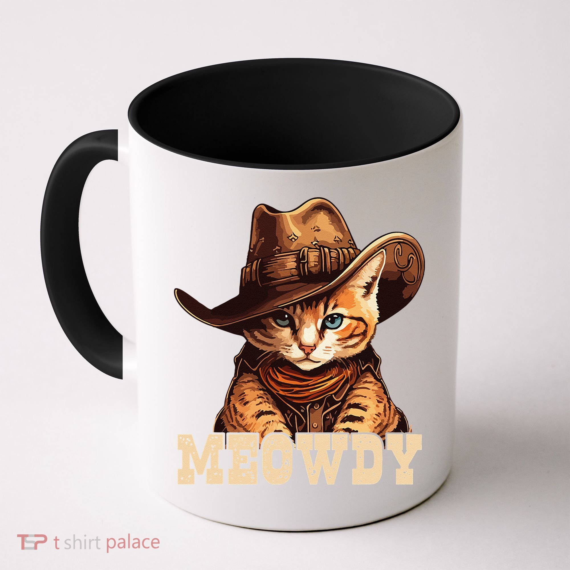 Cowboy Cat Meowdy Coffee Mug