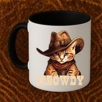 Cowboy Cat Meowdy Coffee Mug thumb 2