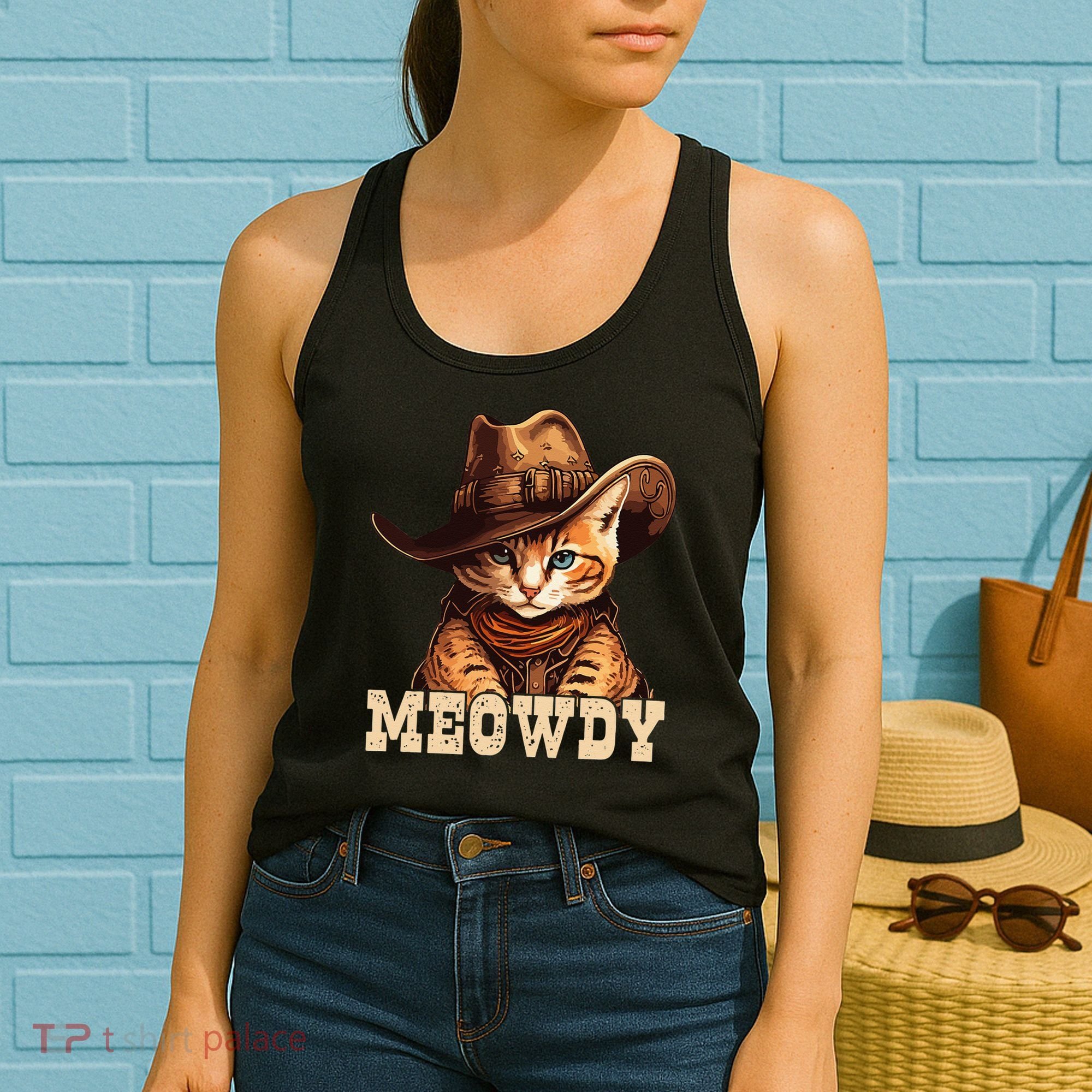 Cowboy Cat Meowdy Women's Tank Top