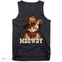 Cowboy Cat Meowdy Tank Top thumb 0