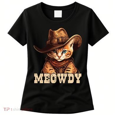 Cowboy Cat Meowdy Women's T-Shirt