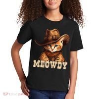 Cowboy Cat Meowdy Kids T-Shirt thumb 2