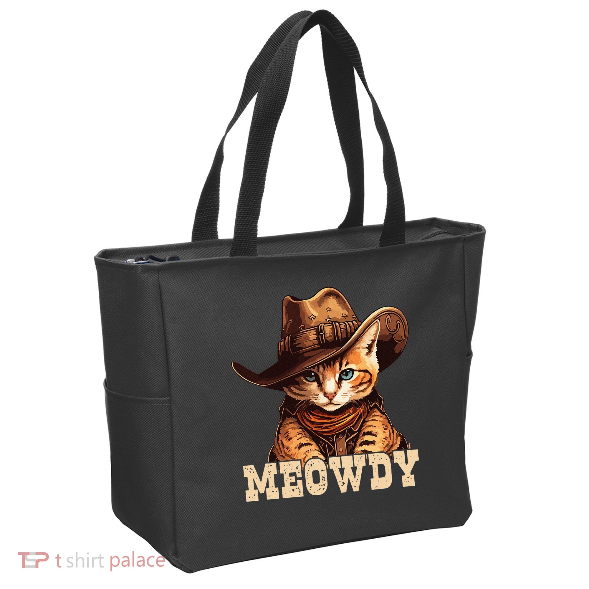 Cowboy Cat Meowdy Tote Bag
