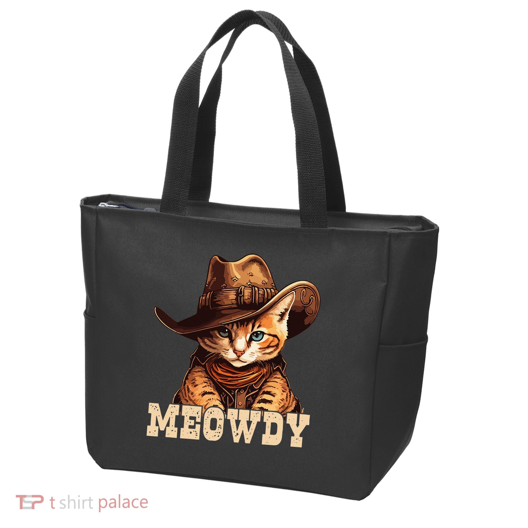 Cowboy Cat Meowdy Tote Bag