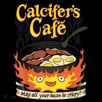 Calcifer's Cafe May All Your Bacon & Eggs Be Crispy Cooking Hoodie thumb 7