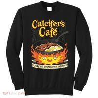 Calcifer's Cafe May All Your Bacon & Eggs Be Crispy Cooking Sweatshirt thumb 0