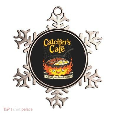 Calcifer's Cafe May All Your Bacon & Eggs Be Crispy Cooking Ornament