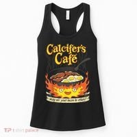 Calcifer's Cafe May All Your Bacon & Eggs Be Crispy Cooking Women's Tank Top thumb 0