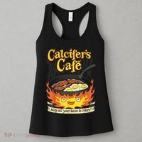 Calcifer's Cafe May All Your Bacon & Eggs Be Crispy Cooking Women's Tank Top thumb 3