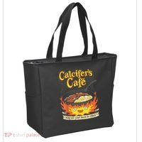 Calcifer's Cafe May All Your Bacon & Eggs Be Crispy Cooking Tote Bag thumb 2