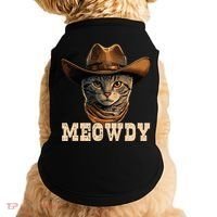 Cowboy Cat Meowdy Doggie Tank thumb 0