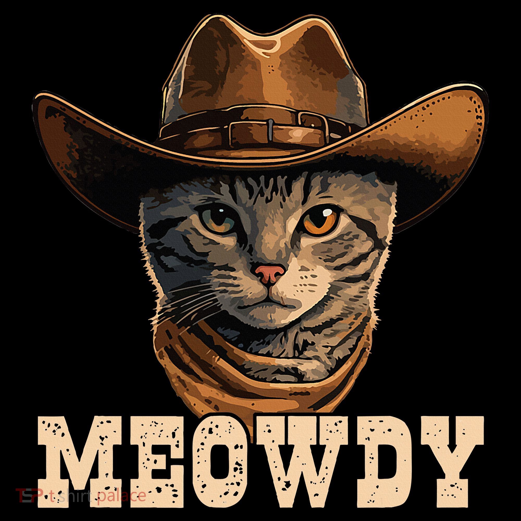 Cowboy Cat Meowdy Bucket Hat