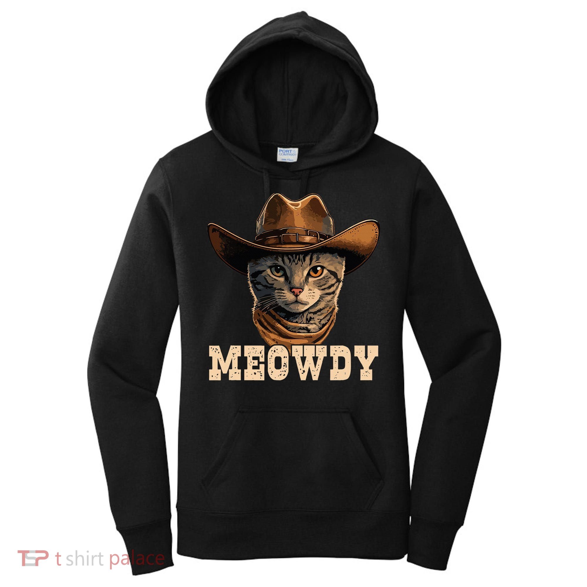 Cowboy Cat Meowdy Women's Hoodie