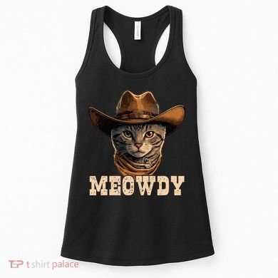 Cowboy Cat Meowdy Women's Tank Top