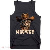 Cowboy Cat Meowdy Tank Top thumb 0