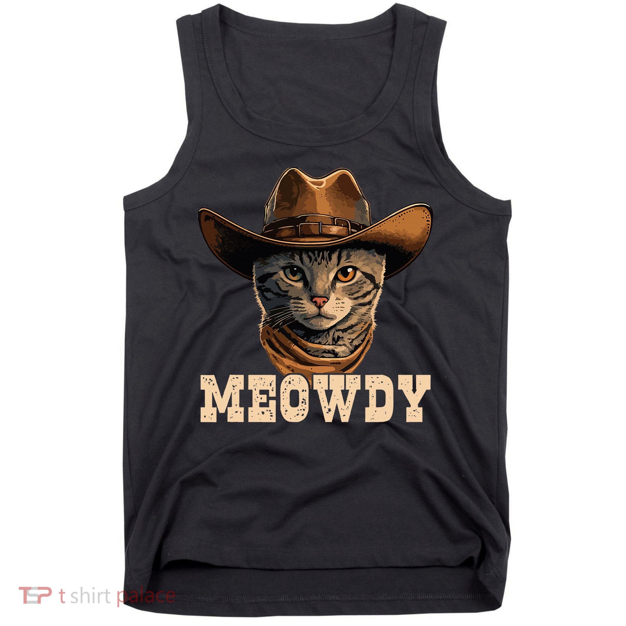 Cowboy Cat Meowdy Tank Top