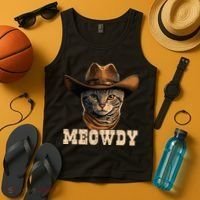 Cowboy Cat Meowdy Tank Top thumb 4