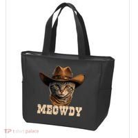 Cowboy Cat Meowdy Tote Bag thumb 3