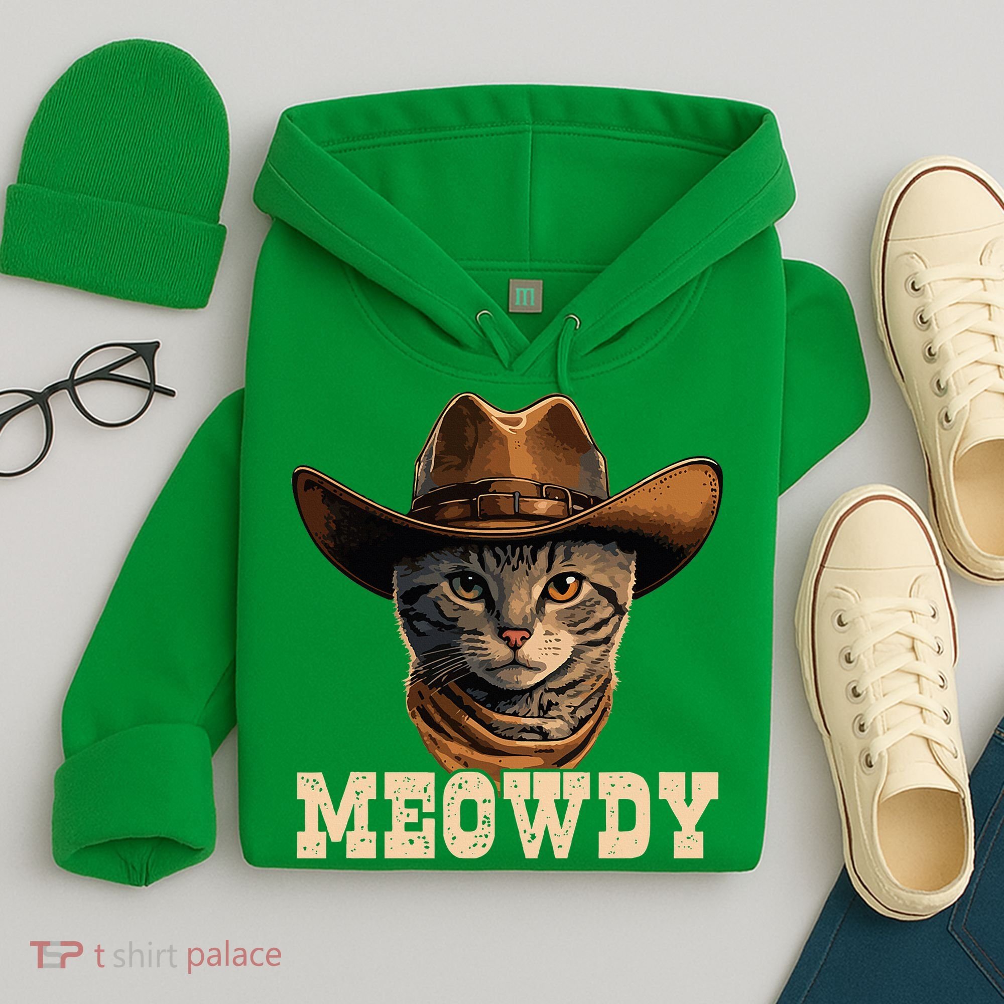Cowboy Cat Meowdy Hoodie