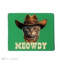 Cowboy Cat Meowdy Mousepad thumb 0