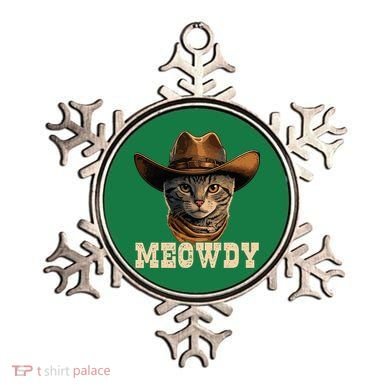 Cowboy Cat Meowdy Ornament