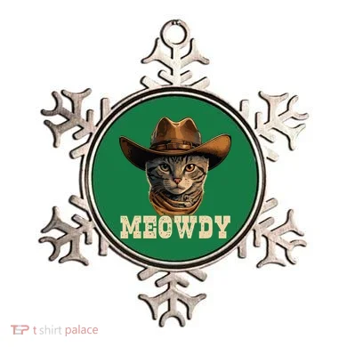 Cowboy Cat Meowdy Ornament