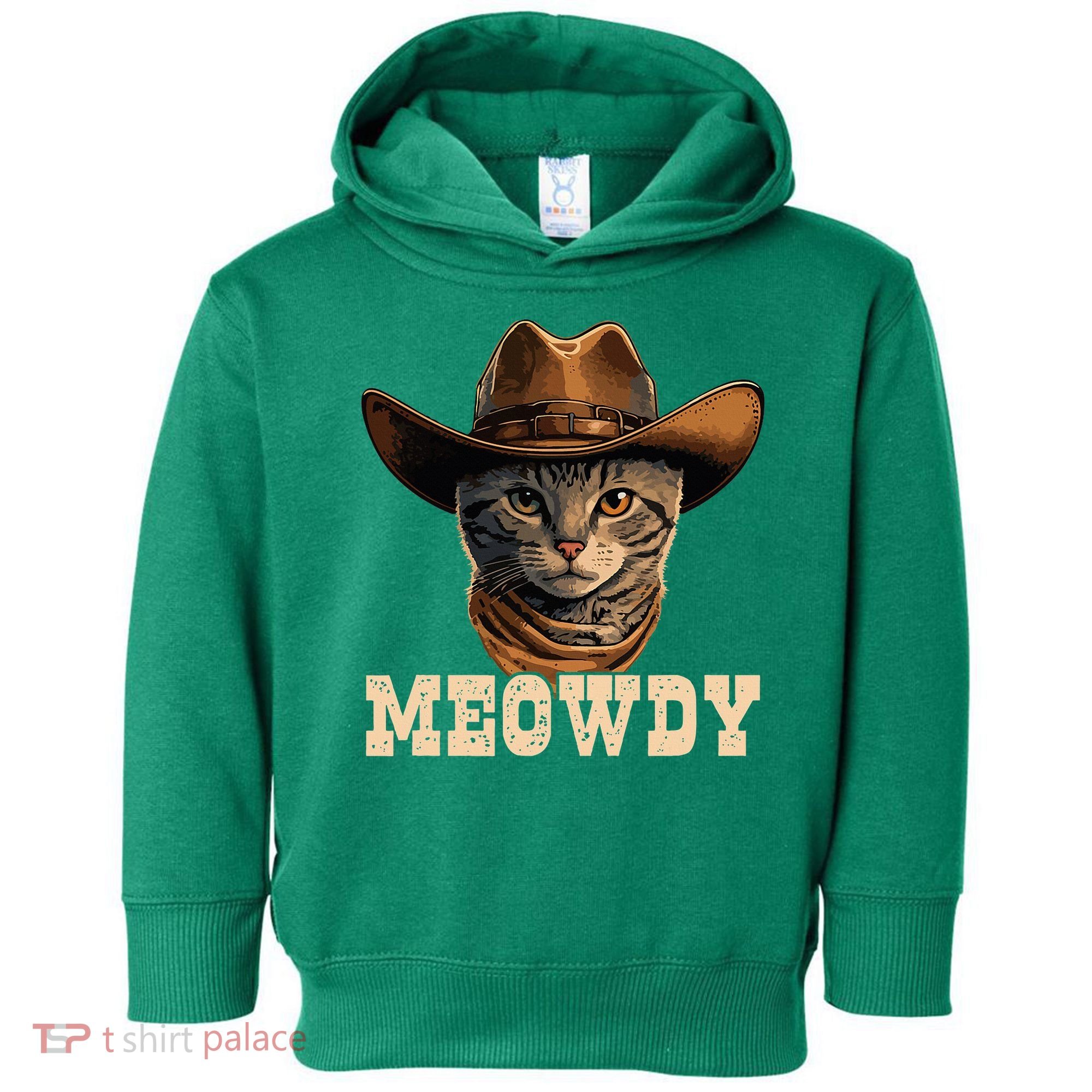 Cowboy Cat Meowdy Toddler Hoodie