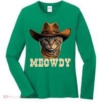 Cowboy Cat Meowdy Women's Long Sleeve Shirt thumb 0