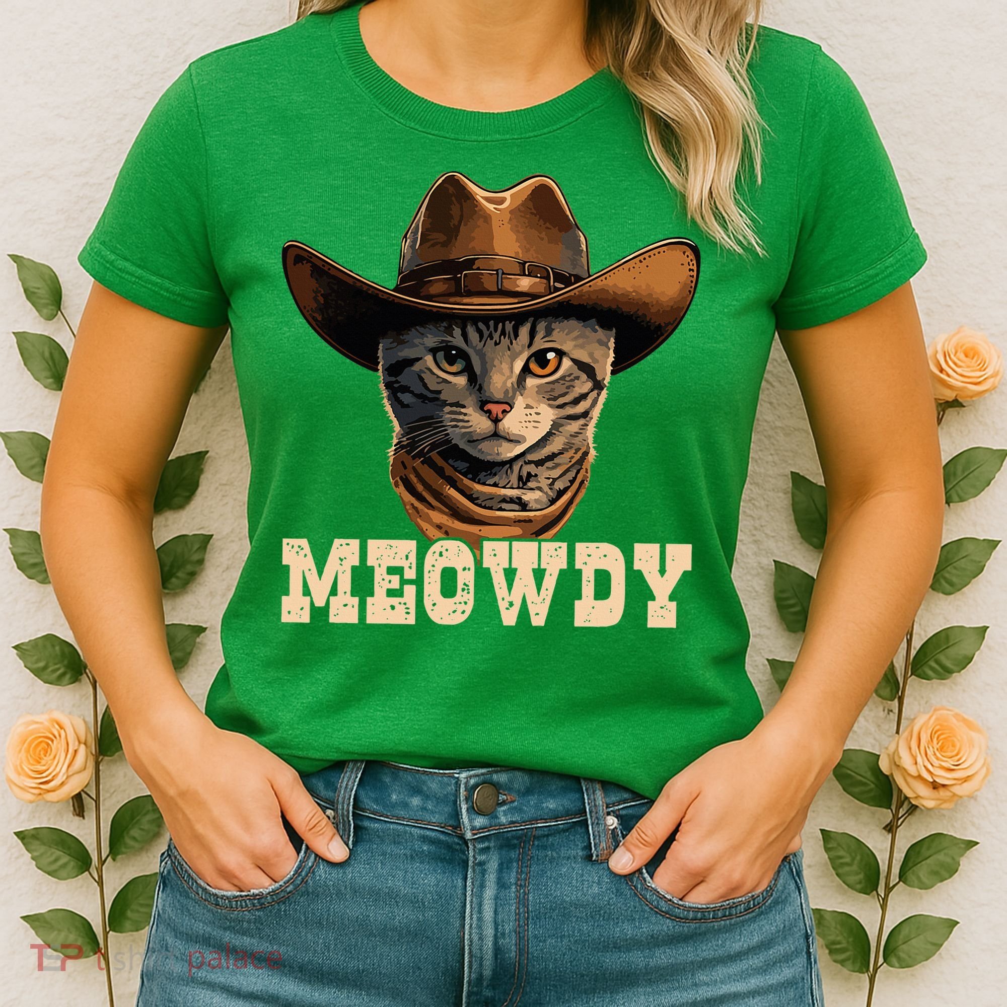 Cowboy Cat Meowdy Women's T-Shirt