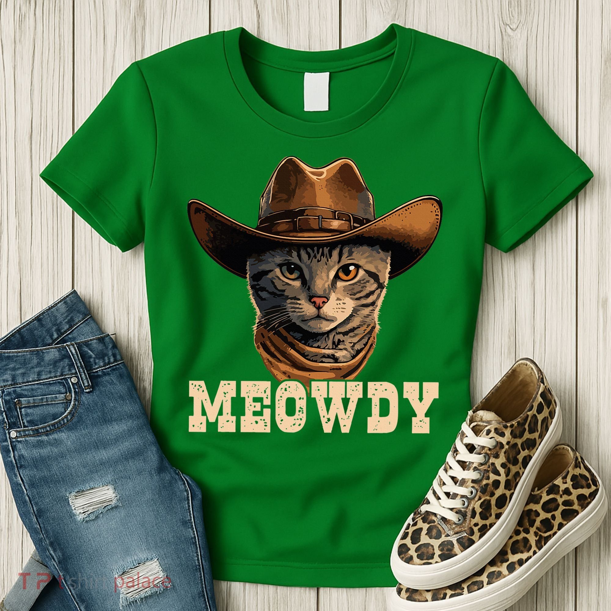 Cowboy Cat Meowdy Women's T-Shirt