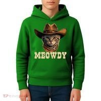 Cowboy Cat Meowdy Kids Hoodie thumb 4
