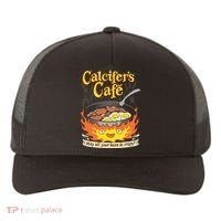 Calcifer's Cafe May All Your Bacon Eggs  Yupoong Adult 5-Panel Trucker Hat thumb 0
