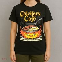 Calcifer's Cafe May All Your Bacon Eggs  T-Shirt thumb 4
