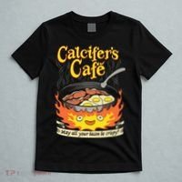 Calcifer's Cafe May All Your Bacon Eggs  T-Shirt thumb 5