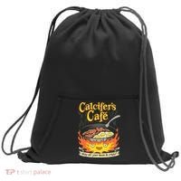 Calcifer's Cafe May All Your Bacon Eggs  Sweatshirt Cinch Pack Bag thumb 0