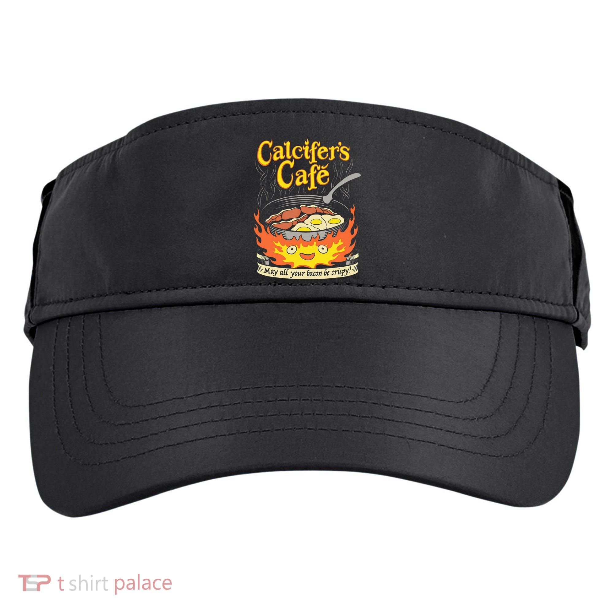 Calcifer's Cafe May All Your Bacon Eggs  Adult Drive Performance Visor